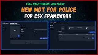 Free | ESX Framework | New MDT For Police | Installation And Setup | Basic Feature | 2024