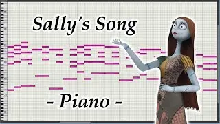 Sally's Song - The Nightmare Before Christmas [Piano/MIDI]