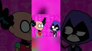 Robin gets a Makeover! #reels #teentitansgo #dc #cartoon #shorts #funny