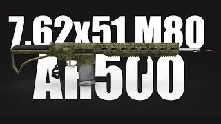 7.62x51 M80 Ball 853m/s VS 12mm AR500 (MIL-A-46100) - Ballistic Simulation - Kinetic Energy Impact