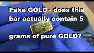Dissolve 5 Gram Credit Suisse Bar in Aqua Regia