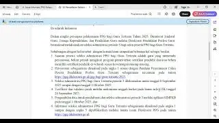 Informasi Seputar Seleksi Administrasi PPG Guru Tertentu Periode 3 Tahun 2025 #ppg #ruanggtk
