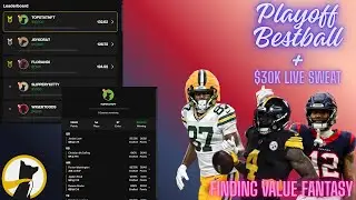 $30K Wildcard Live Sweat on Underdog + Playoff Best Ball Sweats