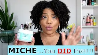 Trying MICHE's NEW Bounce Curl Defining Cream and Boost Curl Refresher & Leave-In | Review