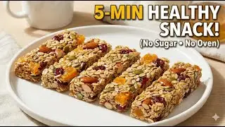 I Stopped Buying From Market After Making These Granola Bars at Home!!