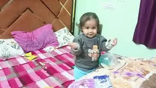 Cute baby girl moments# 👧💞# Nanhi gudiya ka pyaar #💕🧸#