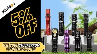 Wurkkos &ndash; 5% OFF Discount Code STOCKSPROM (Durable & High-Lumen Power)