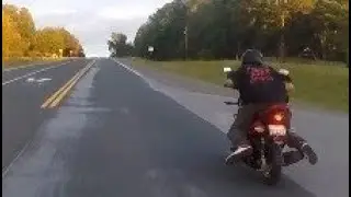 HONDA NAVI VS BIG HILL!!! RIDING WITH V-STAR 650