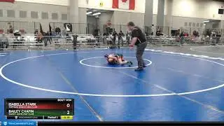 12U Girls 90-95 Isabella Stark Top Dog Wrestling Club Vs Bailey Chafin Sweet Home Mat Club