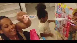 unboxing a big barbie vanity set