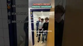 Ranking Funny School Moments #shorts