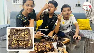 Triple Chocolate Eggless BROWNIEE !!!!! Recipe & Vlog 