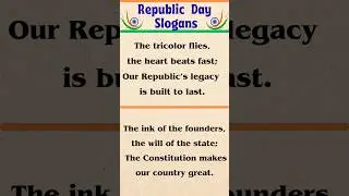 Best slogans on Republic (constitution) Day in English || Quotes on Republic Day|| Republic Day 2026