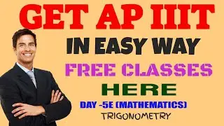 AP IIIT  2020 online Class |AP IIIT  2020 Live Class /AP IIIT  2020 Live Coaching Day-5E MATHS