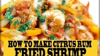 UK Rumfest: Chef Hasan Defour makes delicous Citrus Rum Shrimp