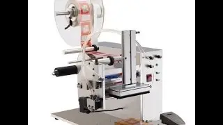 Semi-automatic flat labeling equipment manual adhesive sticker plane label applicator price