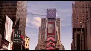 Spider man 2002. Time square battle scene