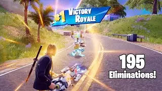 195 Eliminations! FORTNITE Chapter 7 Solo Battle Royale Gameplay Wins