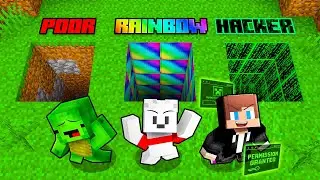 JJ vs Mikey vs Carrie: SECRET TUNNEL BATTLE in Minecraft - Maizen