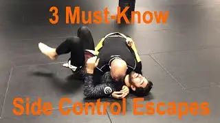 Bottom-Side Bubble: 3 must-know side control escapes for BJJ beginners