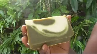 Making All Natural Fresh Neem and Cucumber Soap By Skin-Passion