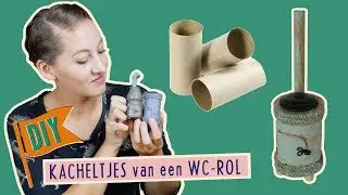 Knutselen & DIY // Kacheltjes van wc-rollen | Muizenhuis Tutorial