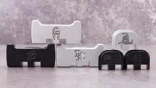 Glock Gen 5 3D Laser Deep Engraved Rear Plates and Slide Racker Plates by NDZ Performance