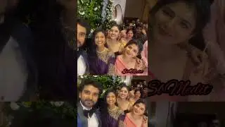 Actress Vani bojan & iswarya Menon Attended Actor Ashok Selvan & Keerthi Pandian Reception