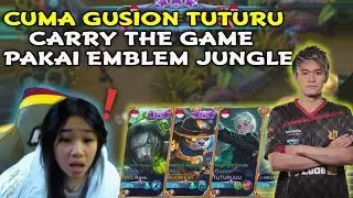 CICI AKAI MABAR SAMA NEW MEMBER RRQ?! TUTURU MAIN MID GG PAKE EMBLEM JUNGLE HAHAHA