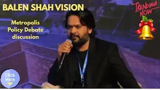 Balen Shah's participation in the Metropolis Policy Debate discussion in S&atilde;o Paulo, Brazil, in 2024