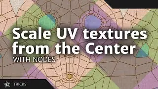 Scaling UVs from the center in Blender