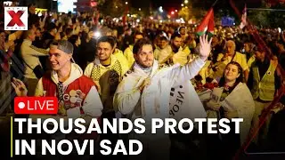 Novi Sad Protest LIVE :Thousands in Novi Sad Demand Early Elections in Serbia | NewsX World