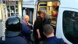 События дня 24.04.2014 (ночное нападение на горисполком)