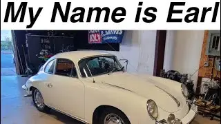 Meet Earl - the newest addition to a buddy&rsquo;s stable.  This 1964 Porsche 356C will be here for a bit!