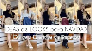 10 IDEAS de LOOKS para CENAS y COMIDAS de EMPRESA NAVIDAD 2022 | ZARA, MANGO, AWARE | Lidia Siori