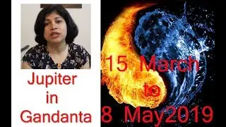 Jupiter over the Gandanta point (15 March - 8 May 2019)