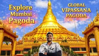 Global Vipassana Pagoda Mumbai | Explore 2026 Moto Vlog | Golden Pagoda India