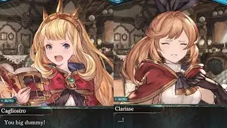 Cagliostro whacks Clarisse | Granblue Fantasy clips