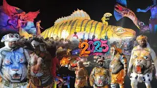 പുലികളി 2025 ദൃശ്യ വിസ്മയം തീർത്ത് തൃശ്ശൂർ 🥳 #pulikali  #trending #fyp #fypシ #fypシ゚ #fish  #fishing 
