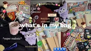 WHAT'S IN MY SCHOOL BAG?⋆˚Senior High School｡𖦹⸝⸝ Last Semester ⋮ ⌗ ┆ Indonesia [eng sub]