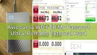 Avis sur la WD 6TB My Passport Ultra, Portable External Hard Drive, Perfect for Backup and Storage,