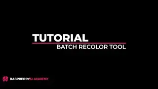Batch Recolor Tool | Edit Module Update in Raspberry AI