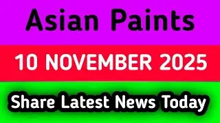 asian paints share latest news | asian paints share news | asian paints share news today