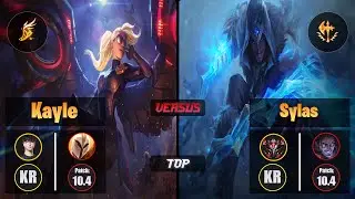 Roach KAYLE (Top) [Fleet Footwork] VS SYLAS - Grandmaster KR Patch 10.4