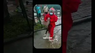 Он ловит рыбу на дороге #рыбалка