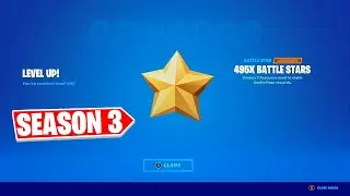 NEW UNIMITED BATTLE STARS GLITCH FORTNITE SEASON 3!