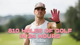 GOLFER PLAYS 810 HOLES OF GOLF IN 24 HOURS USING 1 PAIR OF BRUCE BOLT GLOVES ⚡️
