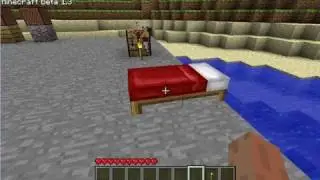 Minecraft Tutorial - How to make a Bed