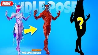What Happens If Venom & Carnage uses The Cube Queen Pose in Fortnite? シ