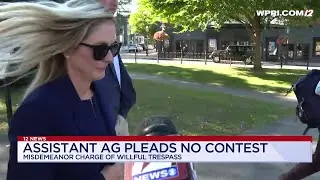 Video Now: Assistant AG pleads no contest to trespassing charge